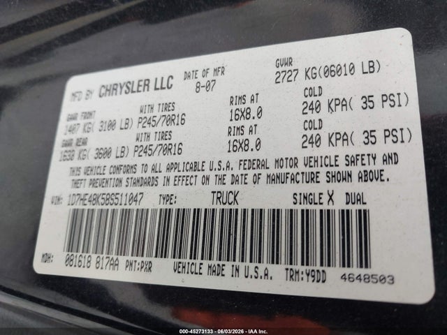 Dodge Dakota Slt