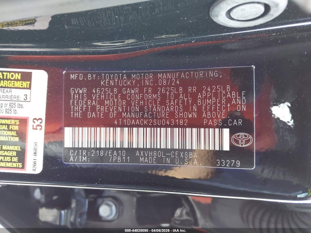 Toyota Camry Se