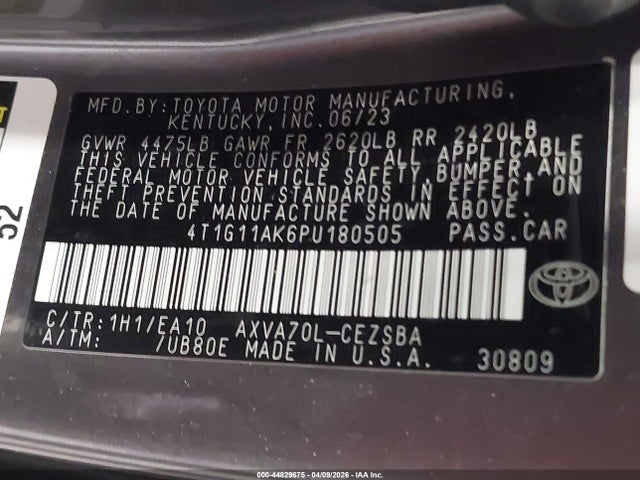 Toyota Camry Se