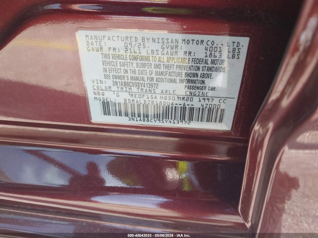 Nissan Sentra Sv