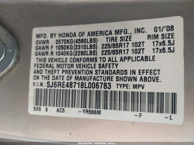 Honda CR-V Ex-l