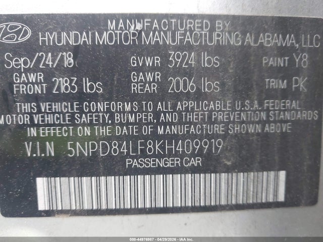 Hyundai ELANTRA Sel