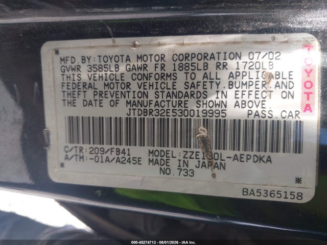 Toyota Corolla Ce