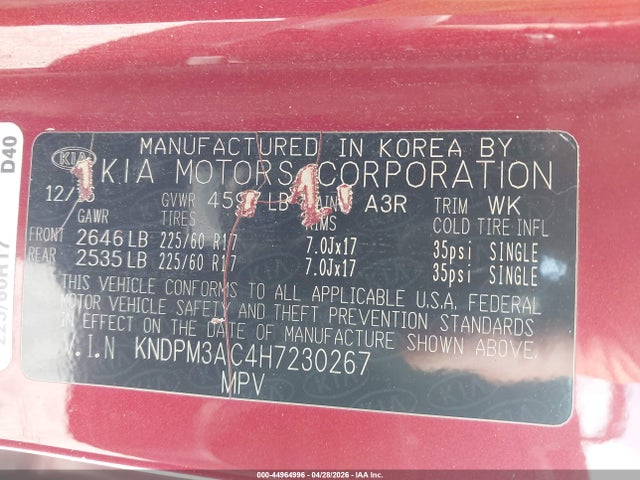 Kia Sportage Lx