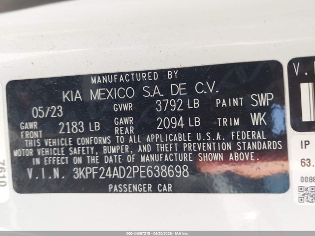 Kia Forte Lxs