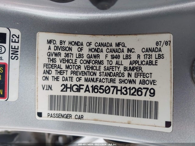 Honda Civic Lx