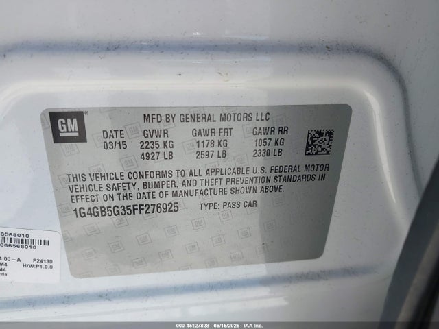 Buick LaCrosse Leather