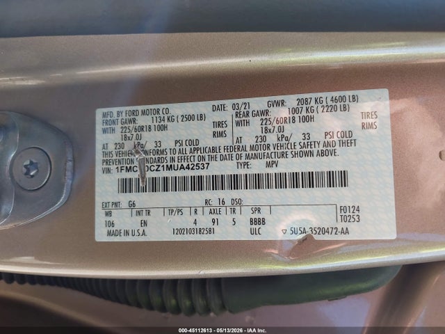 Ford Escape Sel Hybrid