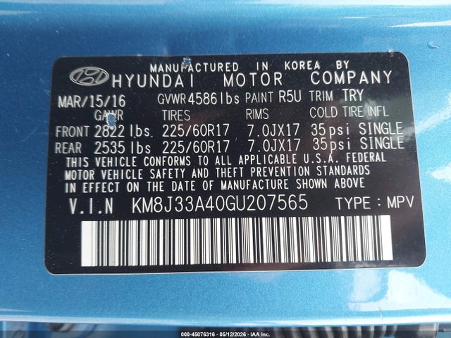 Hyundai TUCSON Se