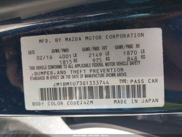 Mazda Mazda3 I Sport