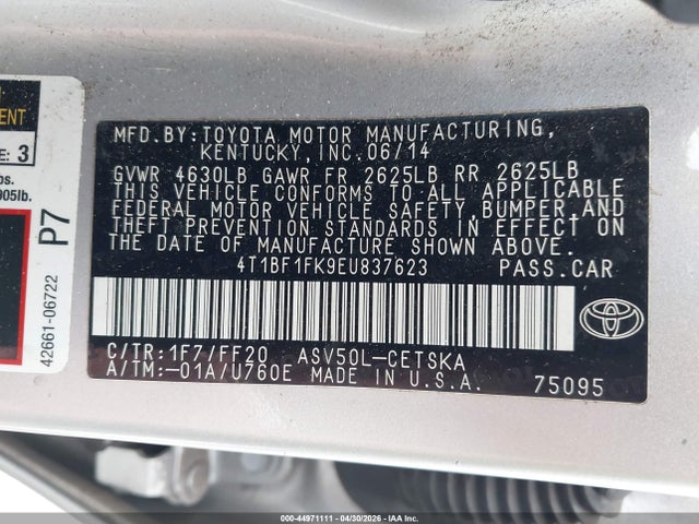 Toyota Camry Se