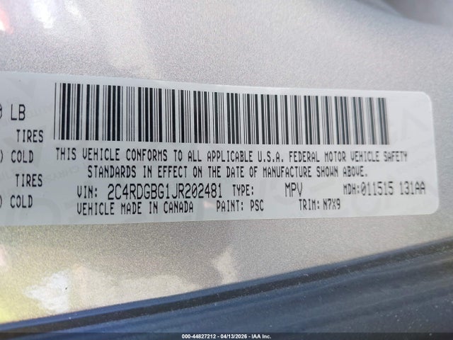 Dodge Grand Caravan Se Plus