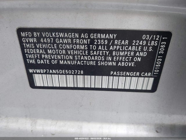 Volkswagen CC 2.0t Sport