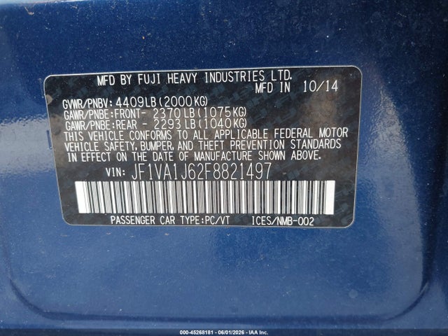 Subaru WRX Limited