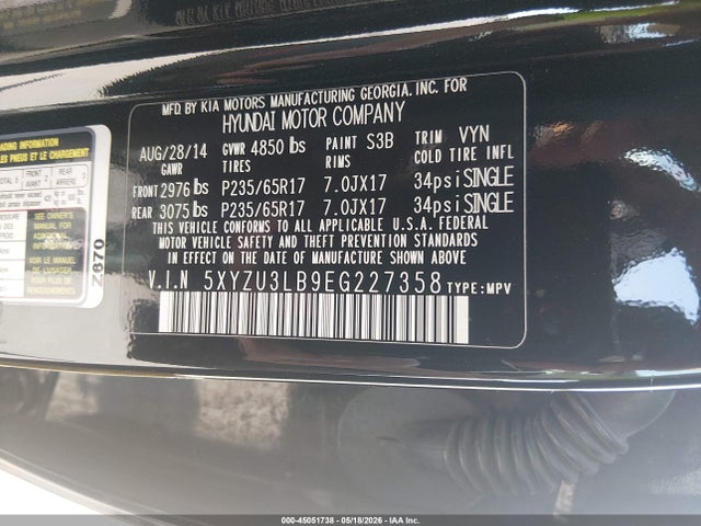 Hyundai SANTA FE 2.4l