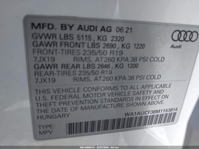 Audi Q3 Premium 40 Tfsi Quattro Tiptronic