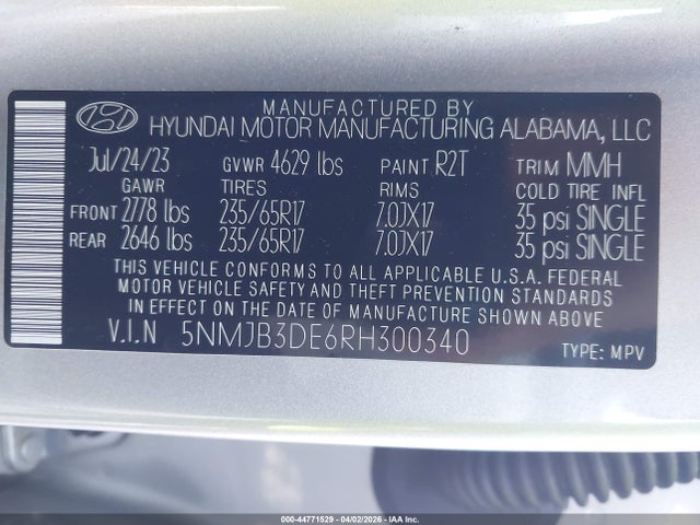 Hyundai TUCSON Sel