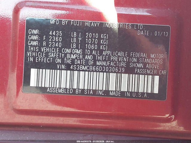 Subaru Legacy 2.5i Premium