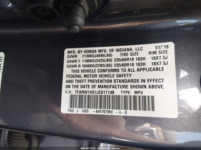 Honda CR-V Ex