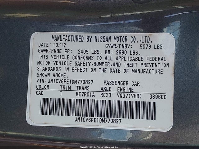 INFINITI G37