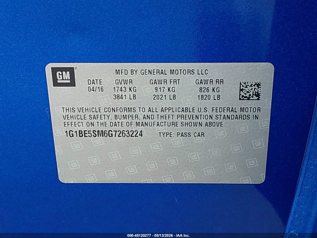 Chevrolet Cruze Lt Auto