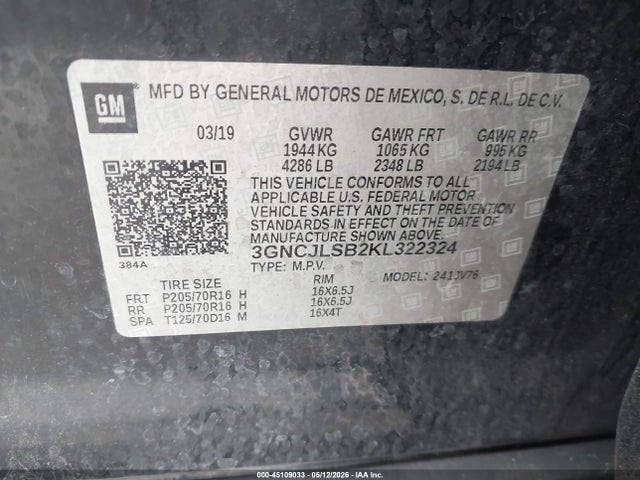 Chevrolet Trax Lt
