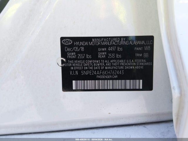 Hyundai SONATA Se