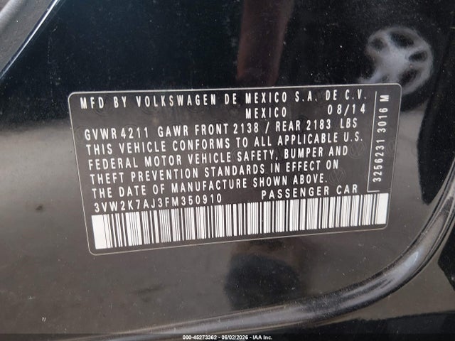 Volkswagen Jetta 2.0l S