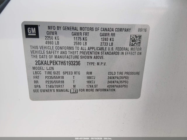GMC Terrain Slt