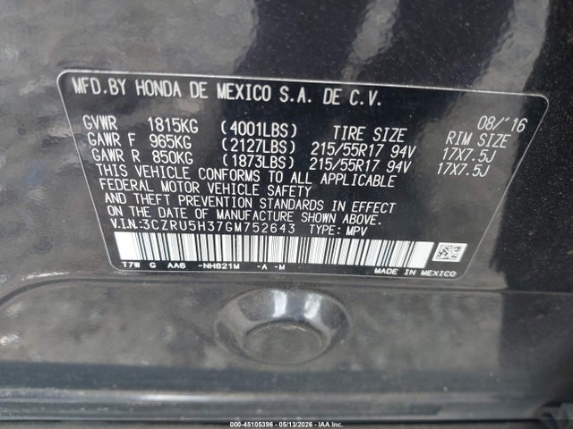Honda HR-V Lx