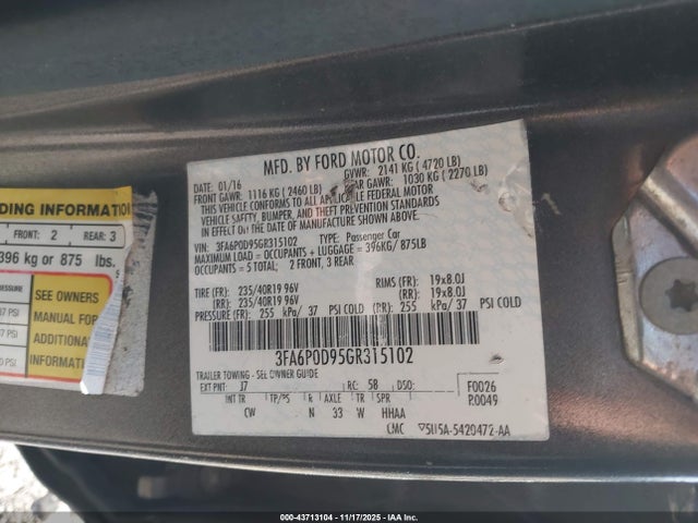 Ford Fusion Titanium