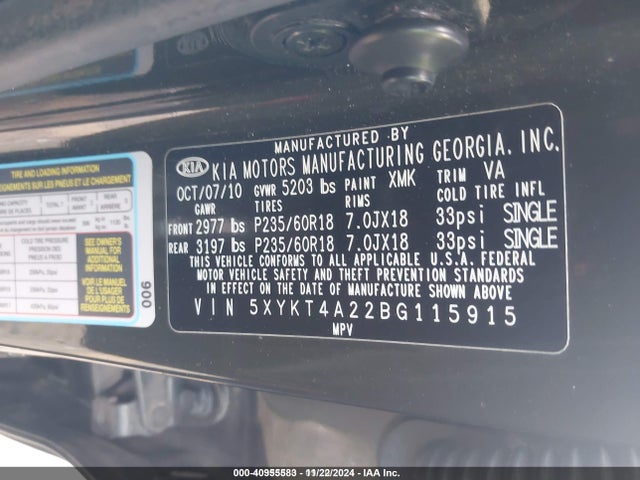 Kia Sorento Lx V6