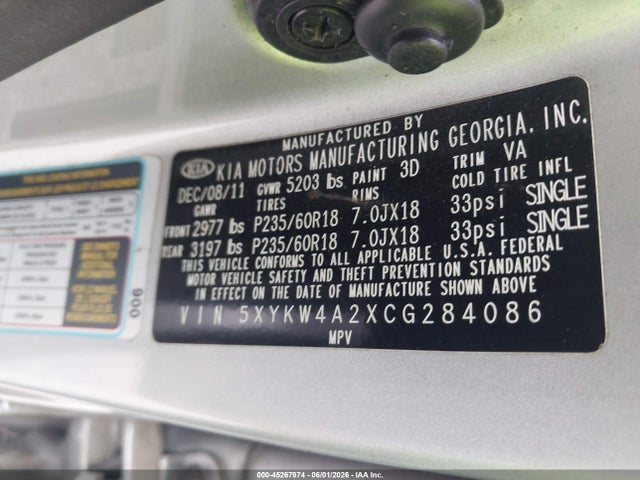 Kia Sorento Sx V6