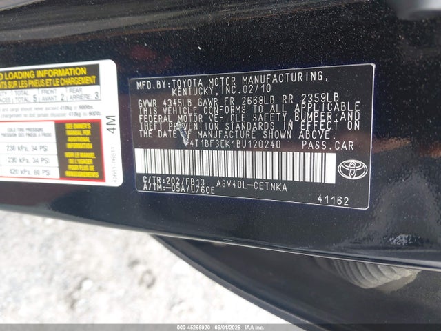 Toyota Camry Le