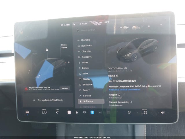 Tesla Model 3 Standard Range Plus Rear-wheel Drive