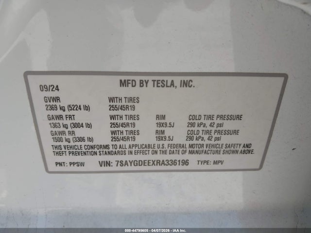 Tesla Model Y Long Range Dual Motor All-wheel Drive