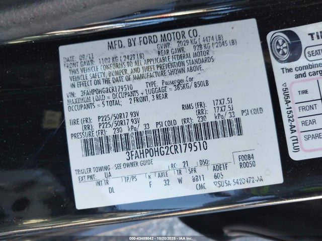 Ford Fusion Se