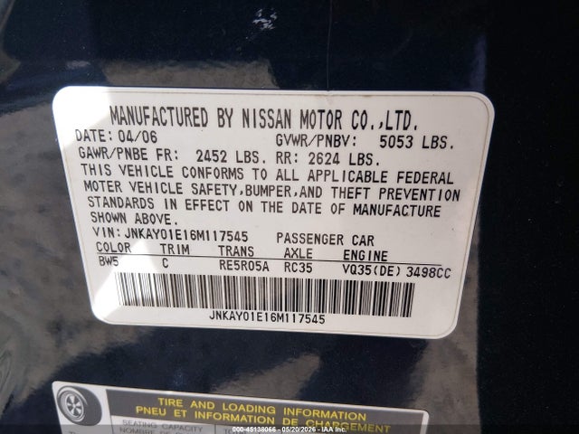 INFINITI M35