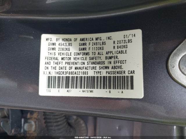 Honda Accord Ex-l V-6