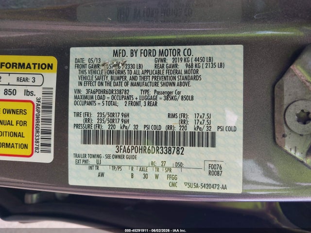 Ford Fusion Se