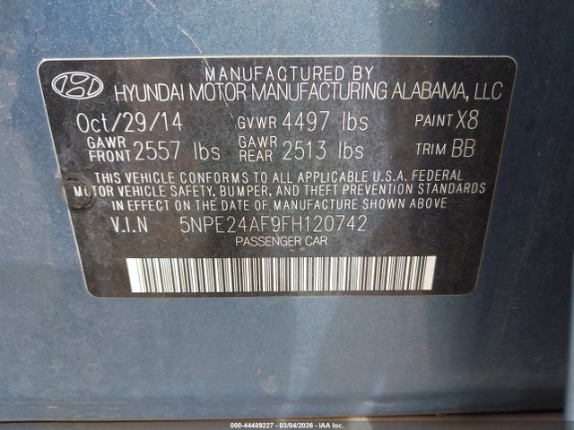 Hyundai SONATA Se