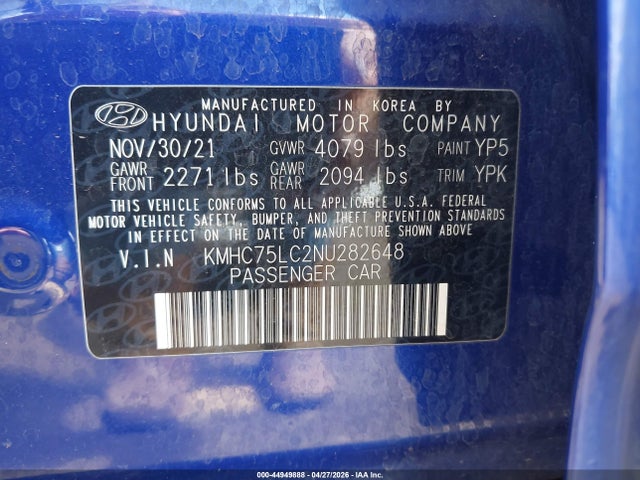 Hyundai Ioniq Se