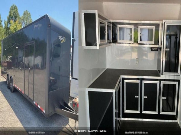Salvage Vintage Trailers P832 Toy Hauler Image