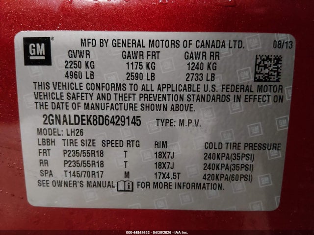 Chevrolet Equinox 1lt