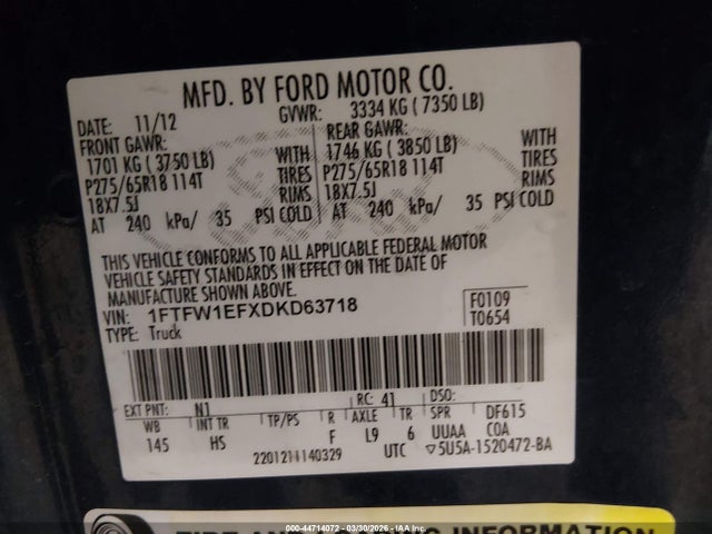 Ford F-150 Lariat