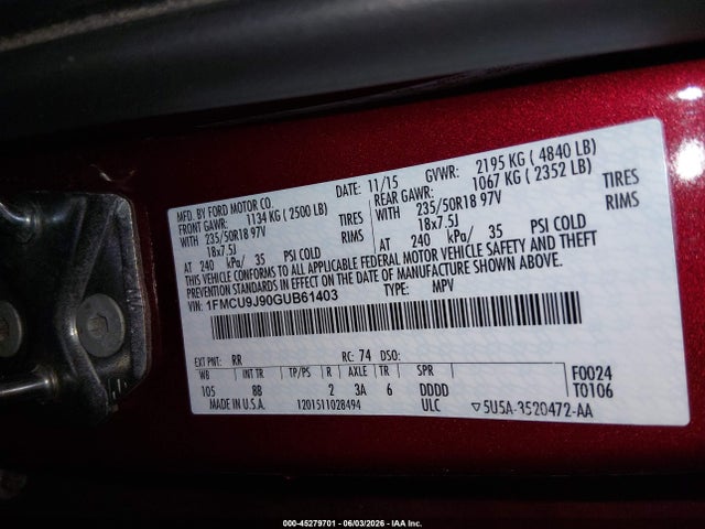 Ford Escape Titanium