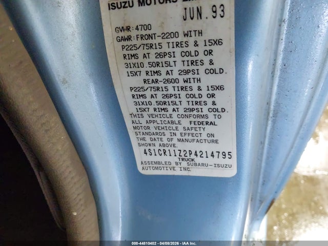 Isuzu Conventional Short Wheelbase