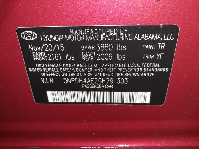 Hyundai ELANTRA Se