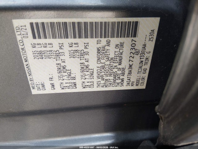 Nissan Rogue Sv Fwd