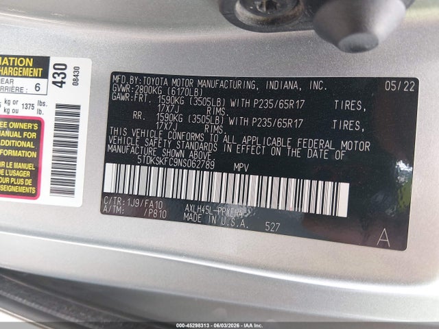 Toyota Sienna Le